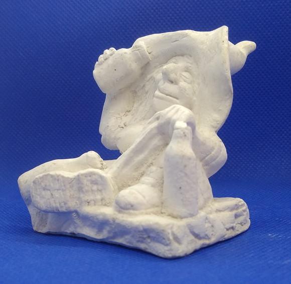 Escultura Bruxa Boemia Imagem para Pintar em Gesso Cru