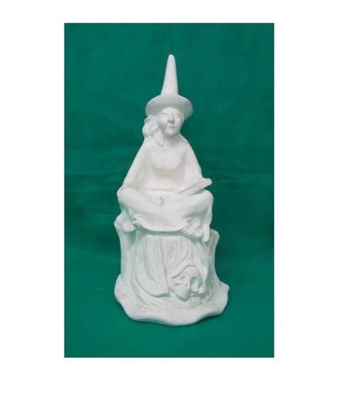 Escultura Bruxa Ravengar Imagem em Gesso Cru para Pintar