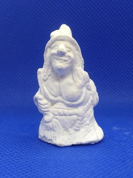 Escultura Bruxa Titiolina Imagem para Pintar em Gesso Cru