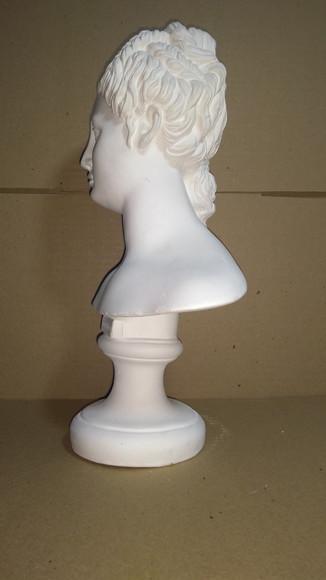 Escultura Busto de Prosérpina Imagem Proserpina em Gesso Cru