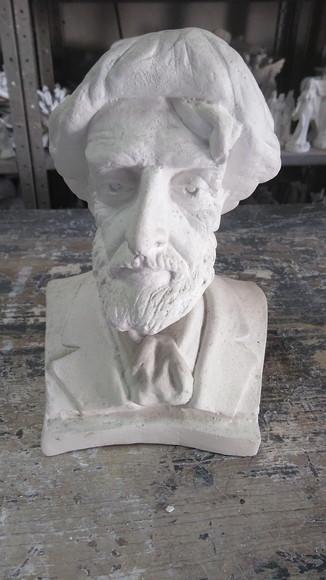 Escultura Busto Preto Velho Pai Jacob Imagem Pai Jacó Gesso