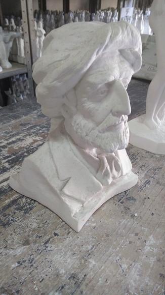 Escultura Busto Preto Velho Pai Jacob Imagem Pai Jacó Gesso