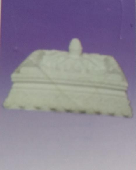Escultura Caixa Colonial Imagem em Gesso Cru para Pintar