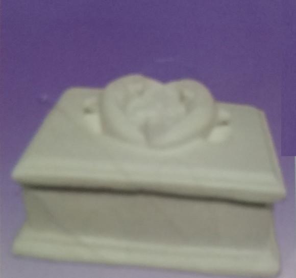 Escultura Caixa Golfinho Imagem em Gesso Cru para Pintar