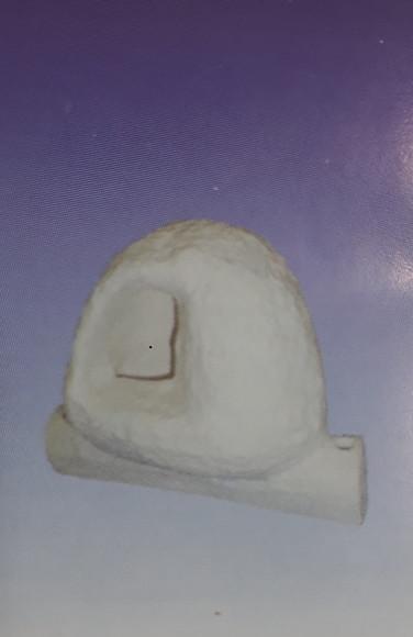 Escultura Casa de João de Barro Imagem em Gesso para Pintar