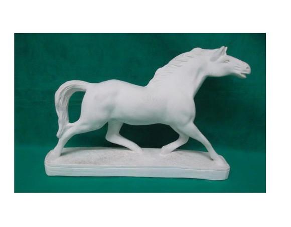 Escultura Cavalo Campolino Imagem em Gesso para Pintar