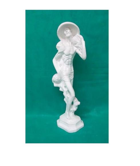 Escultura Chines Caracol em Gesso Cru para Pintar