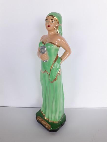 Escultura Cigana Madalena Imagem 100% em Gesso Grande