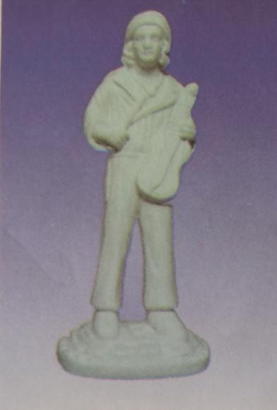 Escultura Cigano do Violino Imagem para Pintar em Gesso Cru