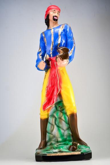 Escultura Cigano Wladimir Imagem 100% em Gesso Grande