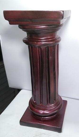 Escultura Coluna Romana em Gesso Pilar com 39cm de Altura