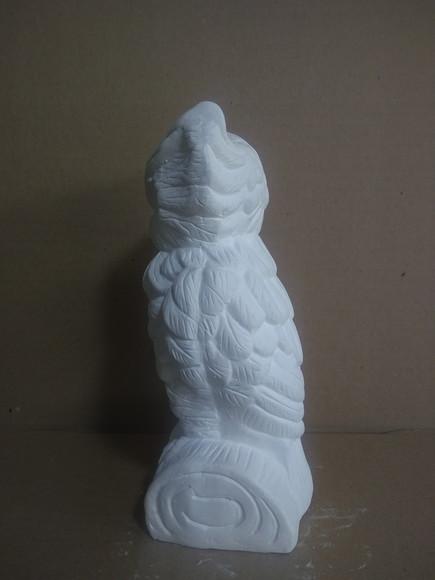 Escultura Coruja Atenas Imagem para Pintar em Gesso Cru