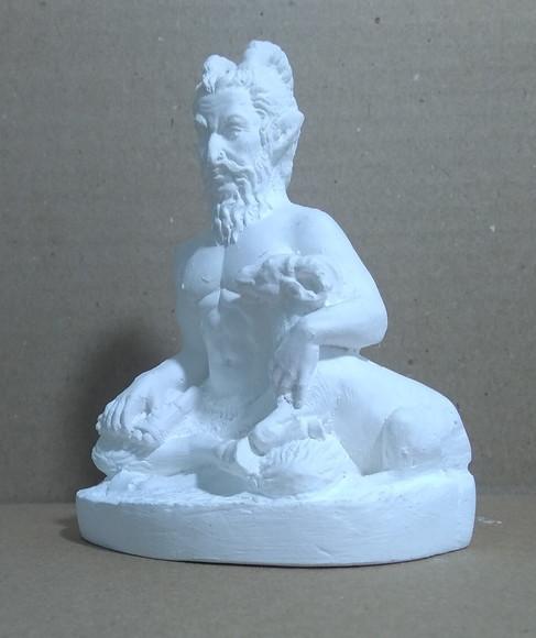 Escultura Deus da Floresta Pã Imagem para Pintar em Gesso