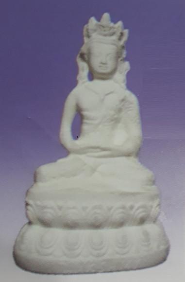 Escultura Deusa Lakshmy Imagem Lakshimi Gesso Cru P/pintar