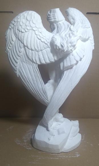 Escultura Deusa Lilith em Gesso Cru para Pintar Como Desejar