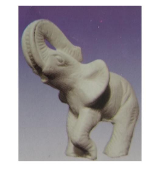 Escultura Elefante Brasileiro Pequeno em Gesso para Pintar