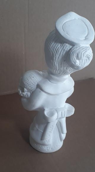 Escultura Enfermeira Imagem em Gesso Cru para Pintar