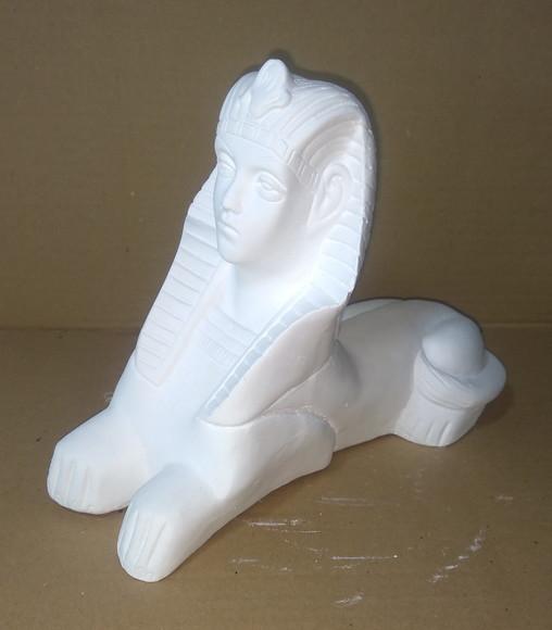 Escultura Esfinge em Gesso Cru para Pintar Como Desejar