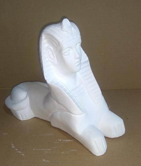 Escultura Esfinge em Gesso Cru para Pintar Como Desejar