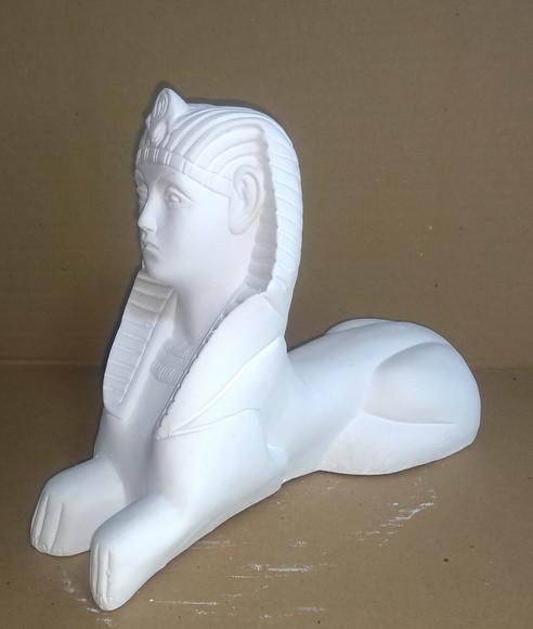 Escultura Esfinge em Gesso Cru para Pintar Como Desejar