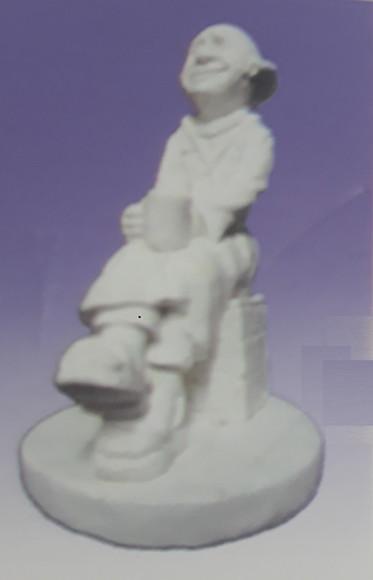 Escultura Fadre Franciscano Imagem para Pintar em Gesso Cru