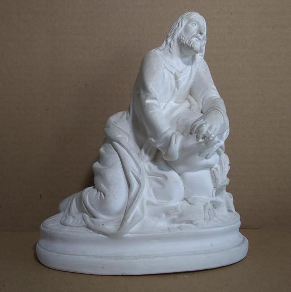 Escultura Jesus Cristo no Monte das Oliveiras Imagem Jesus