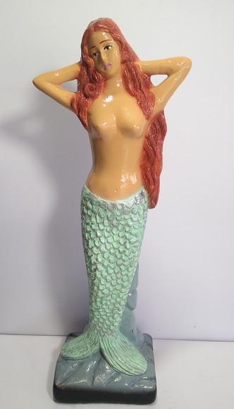 Escultura Mãe D´aguá Imagem 100% em Gesso Puro Linha D´água