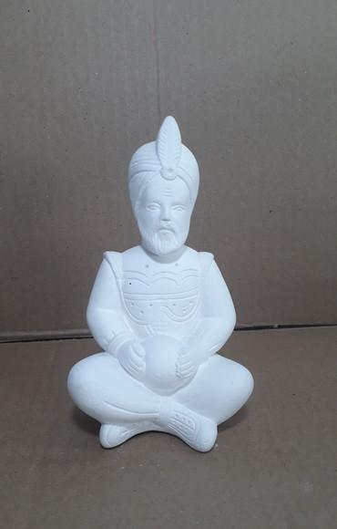 Escultura Marajá em Gesso Cru para Pintar Como Desejar