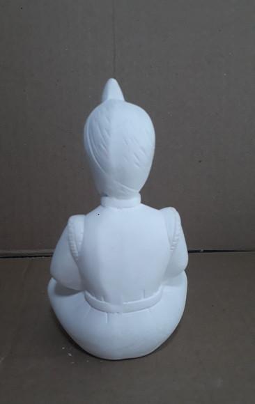 Escultura Marajá em Gesso Cru para Pintar Como Desejar