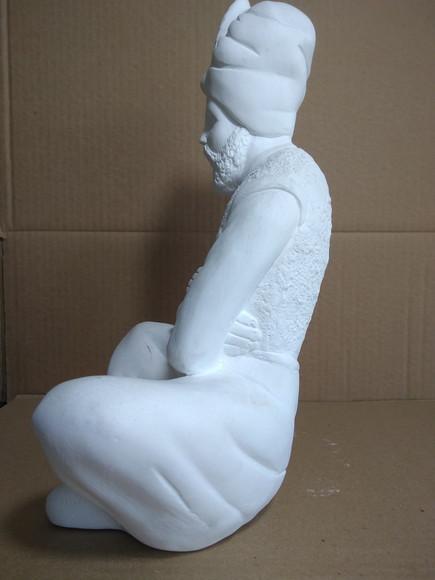 Escultura Marajá Grande Imagem Deus Indu