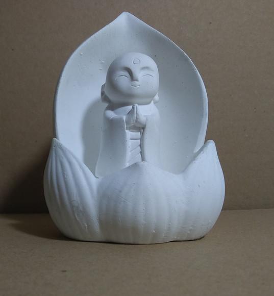 Escultura Monge Gota Imagem Monge Gota Dentro do Pingo