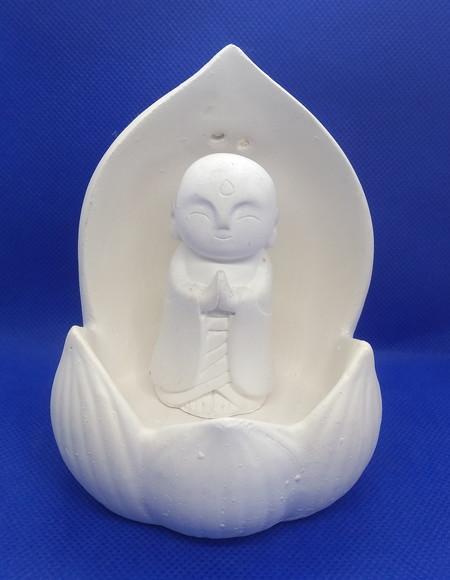 Escultura Monge Gota Imagem Monge Gota Dentro do Pingo