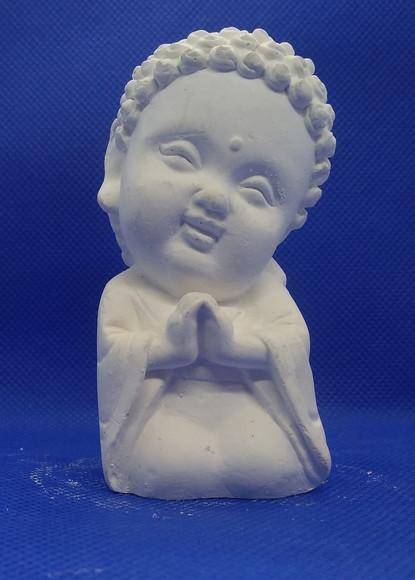 Escultura Monge Pequeno Imagem para Pintar em Gesso