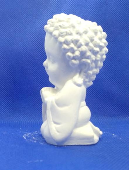 Escultura Monge Pequeno Imagem para Pintar em Gesso