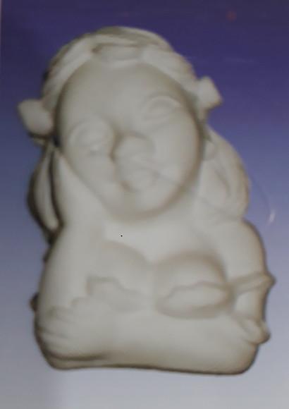 Escultura Namoradeira Pequena Imagem para Pintar em Gesso