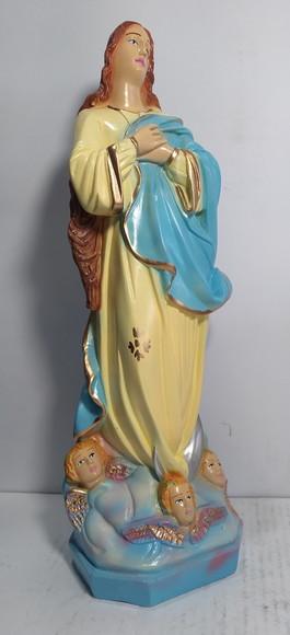 Escultura Nossa Senhora da Conceição Imagem Estatua em Gesso