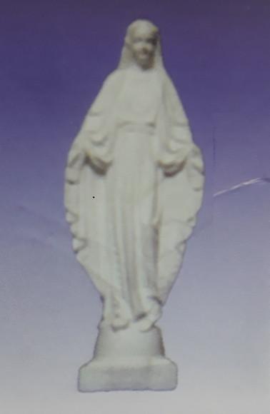 Escultura Nossa Senhora das Graças Imagem em Gesso Cru