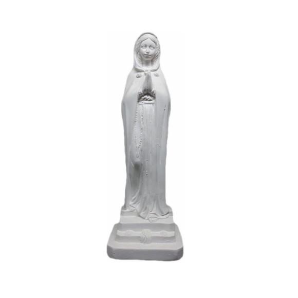Escultura Nossa Senhora Rosa Mistica para Pintar Gesso Cru