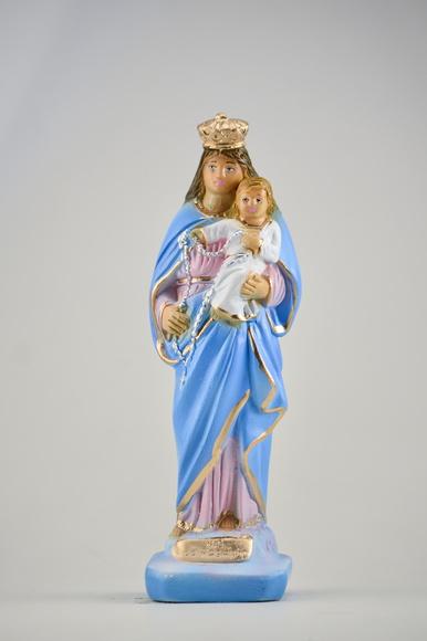 Escultura Nossa Senhora do Rosário Imagem em Gesso Puro