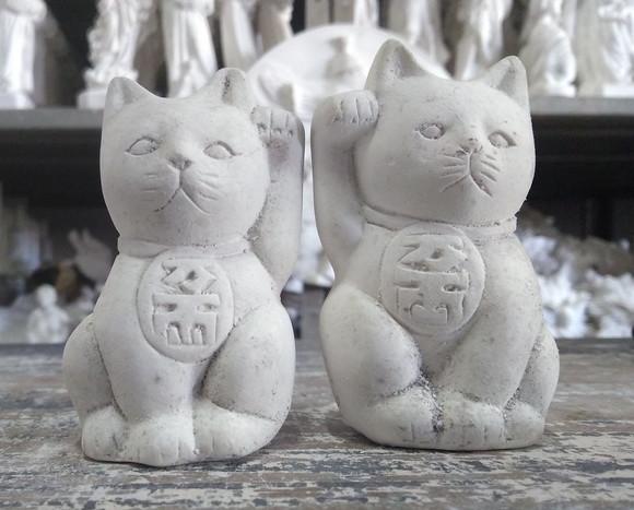 Escultura Par de Gatos Chineses Imagem Gatos Chines