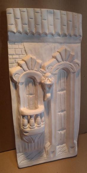 Escultura Portal Novo Imagem de Parede para Pintar em Gesso