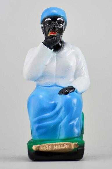 Escultura Preta Velha Mãe Maria Imagem em Gesso Grande