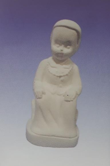 Escultura Preta Velha Baby Imagem em Gesso Cru para Pintar