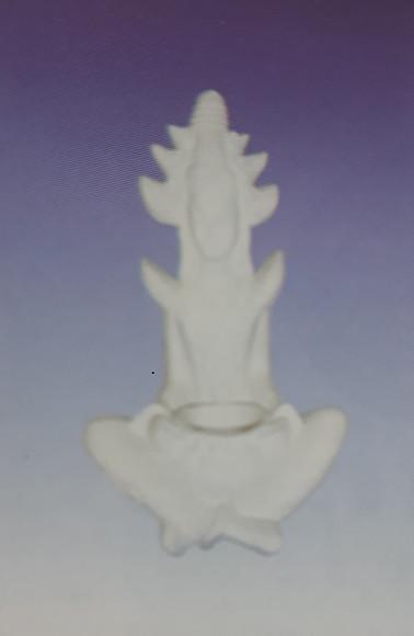 Escultura Rainha Hindu Grande Imagem em Gesso para Pintar