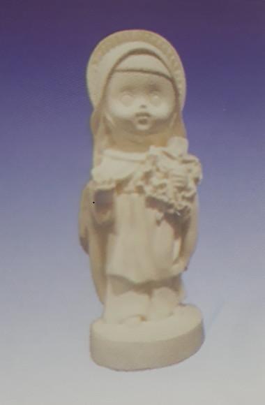 Escultura Santa Terezinha Baby Imagem para Pintar em Gesso