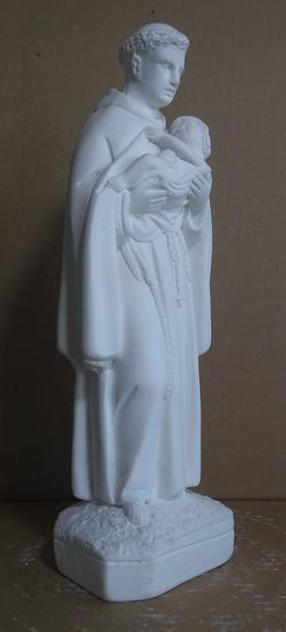 Escultura São Benedito em Gesso Cru para Pintar