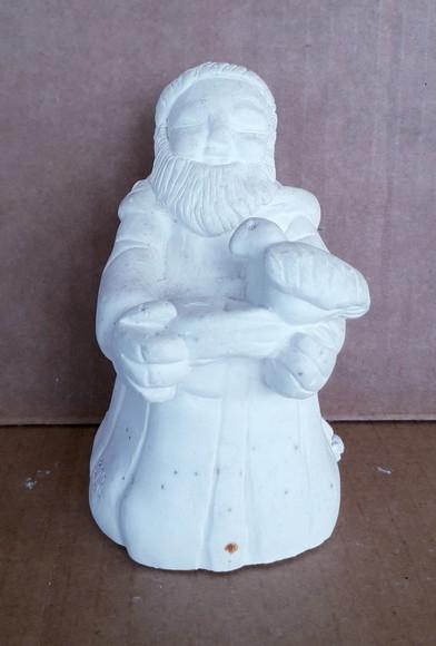 Escultura São Francisco Pequeno Imagem em Gesso para Pintar
