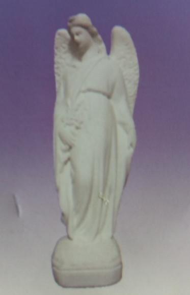 Escultura São Gabriel ou Anjo Gabriel em Gesso para Pintar