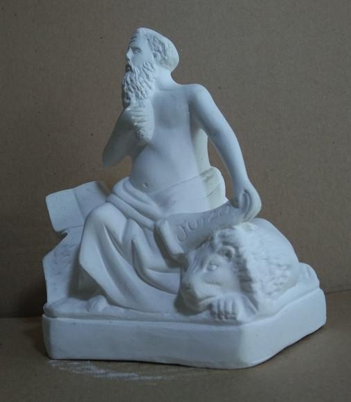 Escultura São Jerônimo em Gesso Cru para Pintar