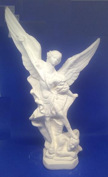Escultura São Miguel Arcanjo Imagem Anjo São Miguel
